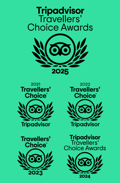 TripAdvisor Travellers’ Choice 2021/2022/2023/2024/2025